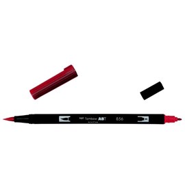 Маркер-кисть brush pen 856 красный китайский